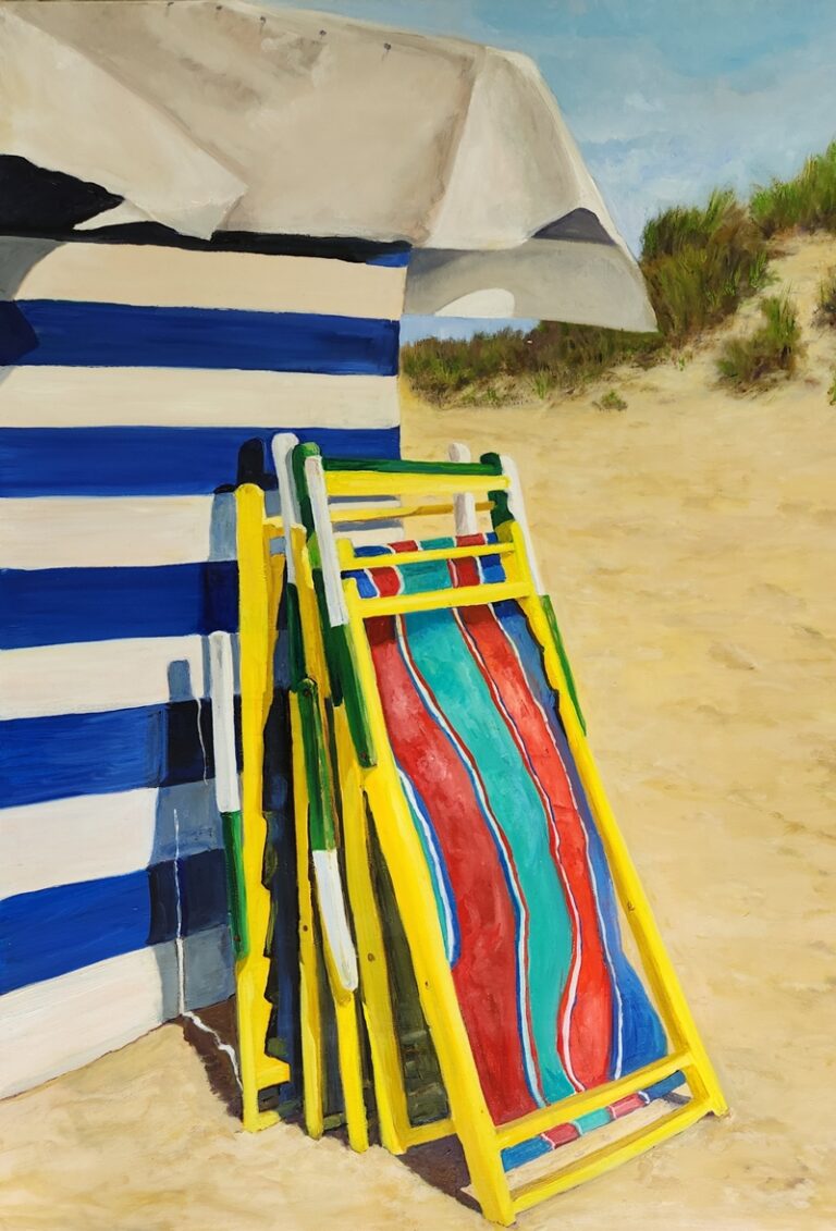 Seat Yourself - Jamey Krebs Paintings at River House Gallery