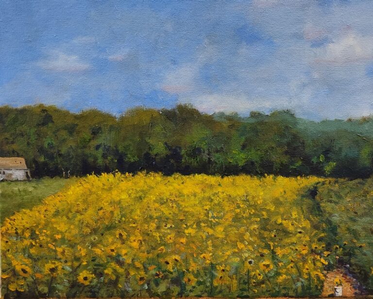 Field #2 - Jamey Krebs Paintings at River House Gallery