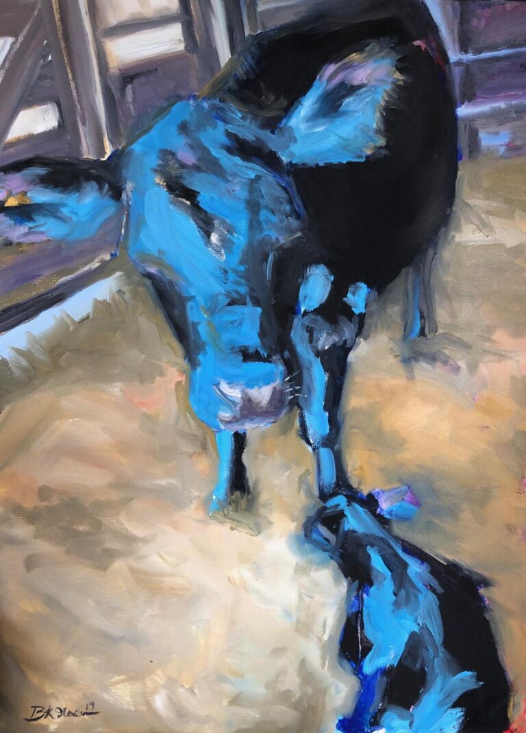 Barbara Slocum Mother and Child 18x24