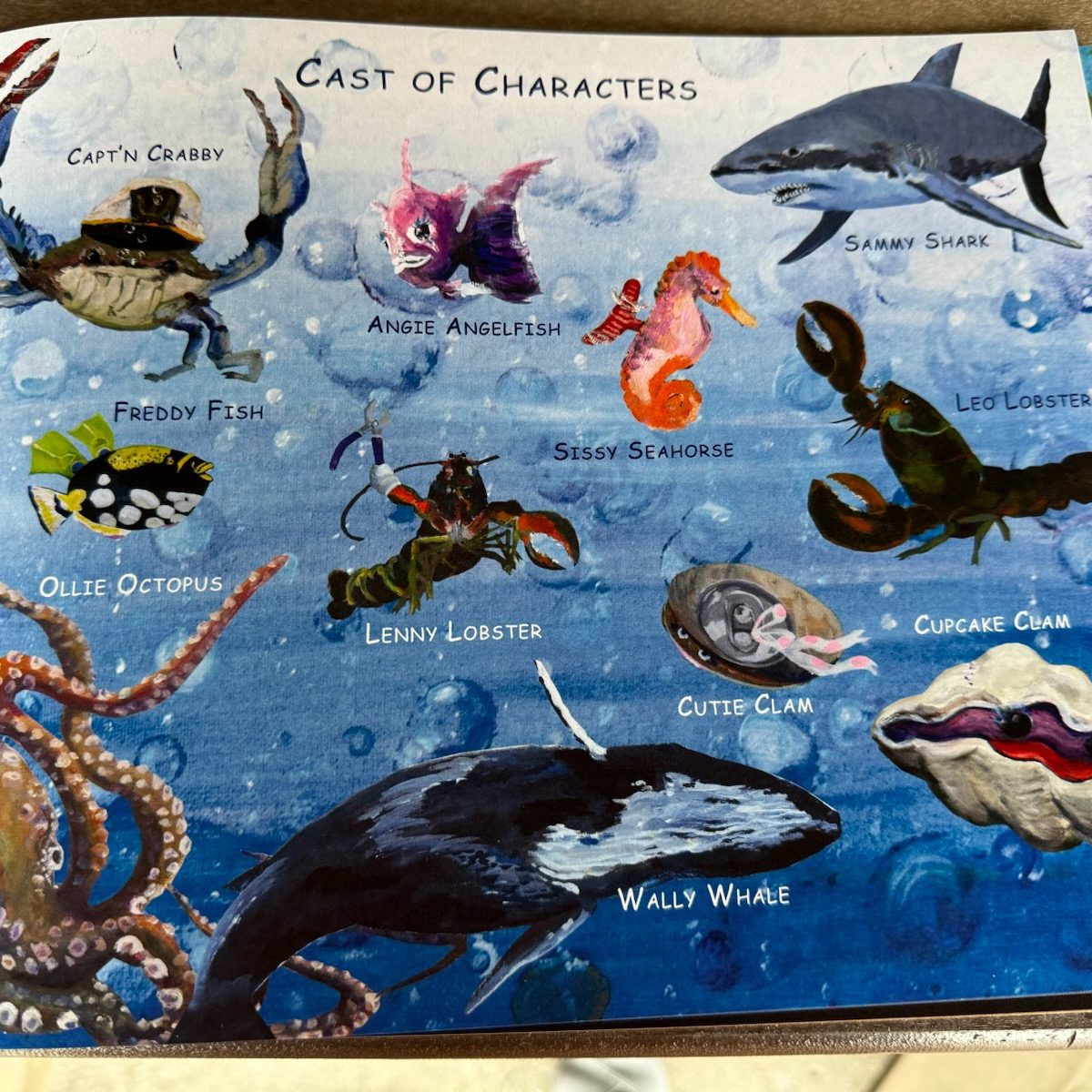 Captn crabbys Castle of friendship and love inside page 2