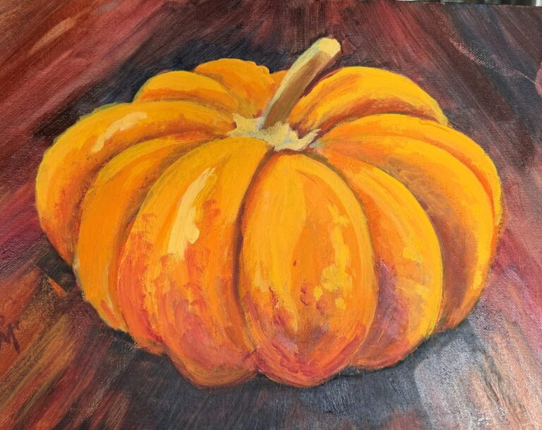 Gourdgeous 11x14 oil painting by Penny McCrea