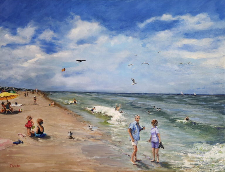 Jamey Krebs Fly By 18x24 Oil Painting