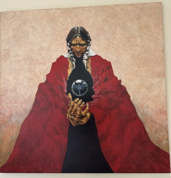 Lawrence Lee Dragonfly One acrylic 48 x 48