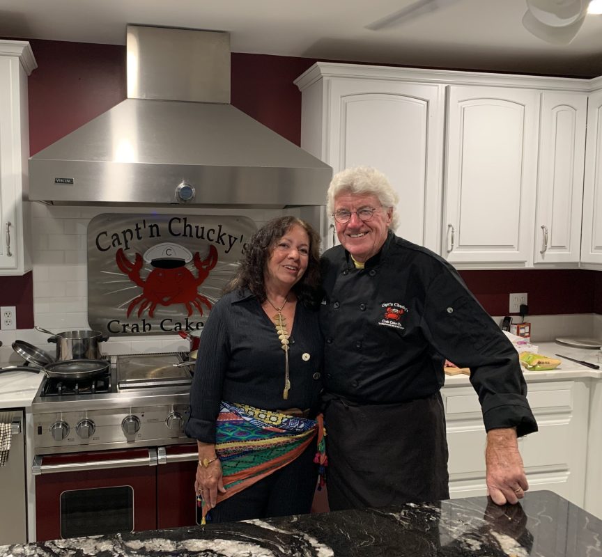 Nancy and Chuck in Gallery Kitchen