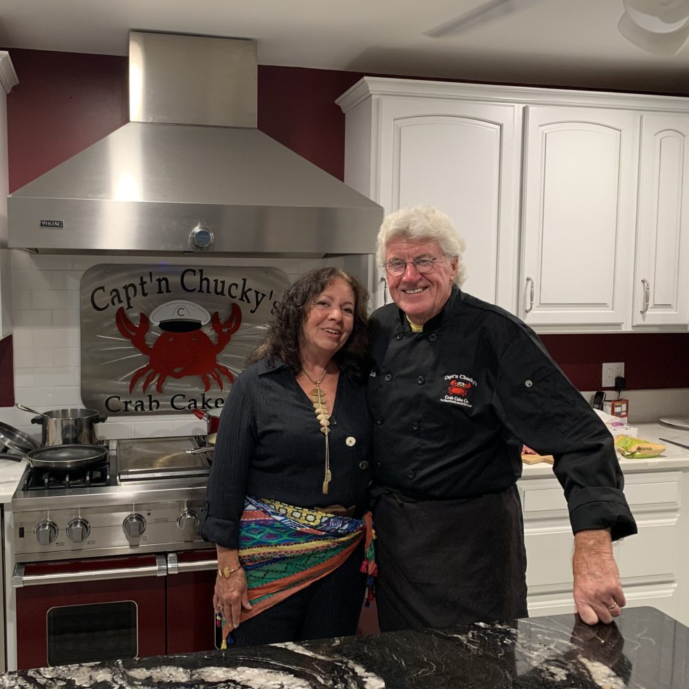 Nancy and Chuck in Gallery Kitchen