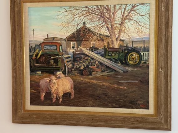 Terrance Hick Twilight on the Combs Ranch oil 30 x 36